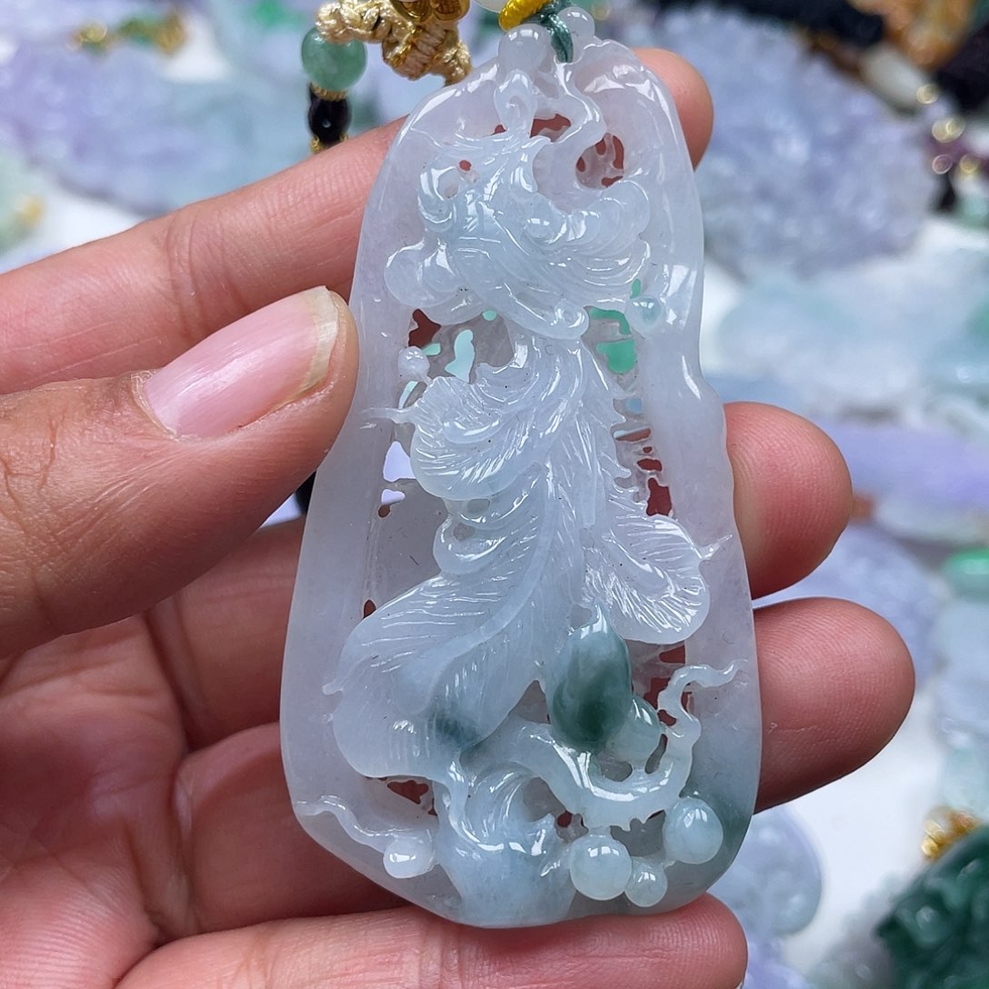 颈饰未镶嵌翡翠翡玉缘翡翠