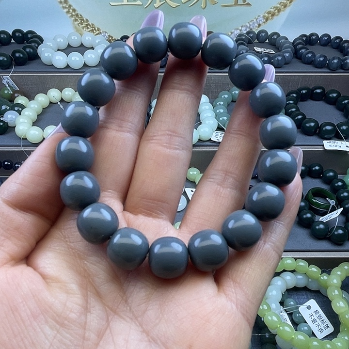 和田玉未镶嵌手链