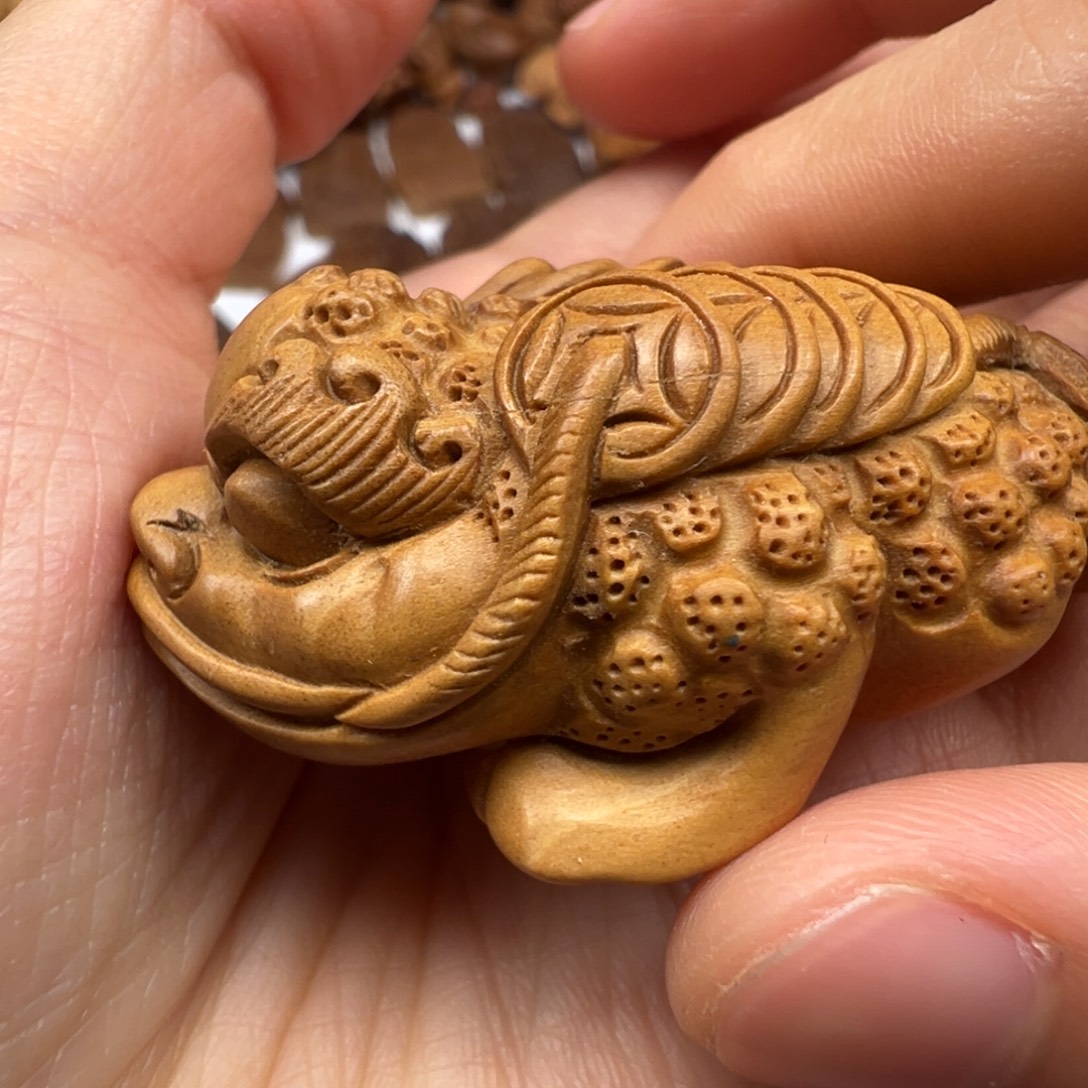 檀香木瑕疵金蝉老山檀