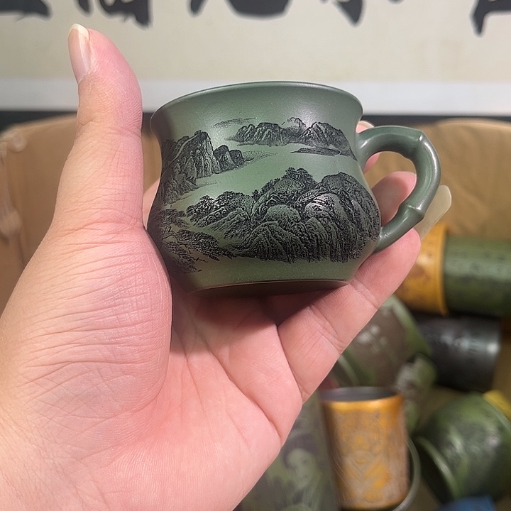 茶杯紫砂全手工紫砂主人杯