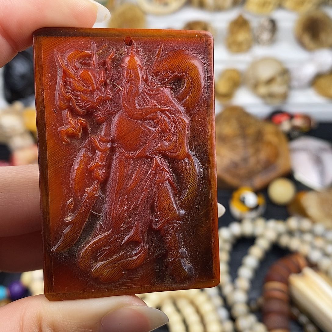 其他驼骨黑驴蹄雕刻