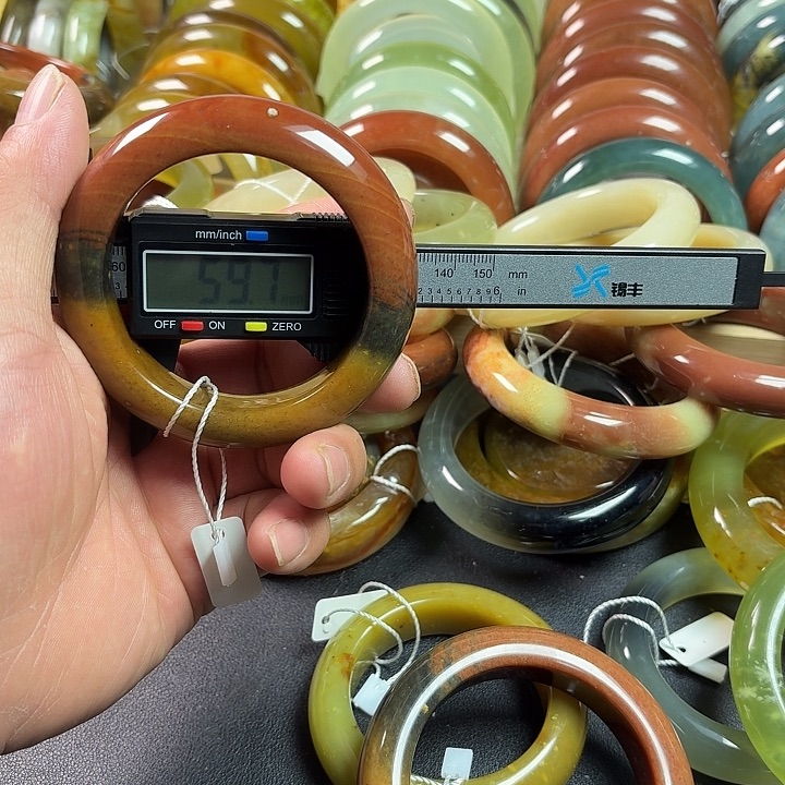 蛇纹石玉合金手镯