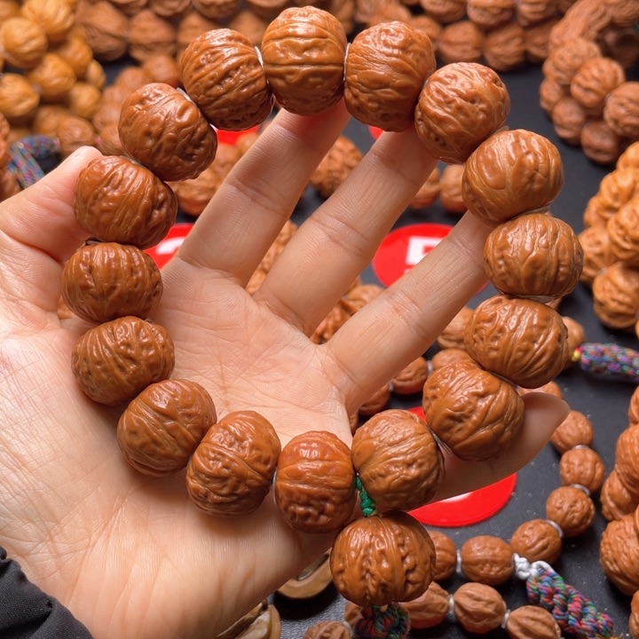 文玩核桃吊坠矮壮磨盘