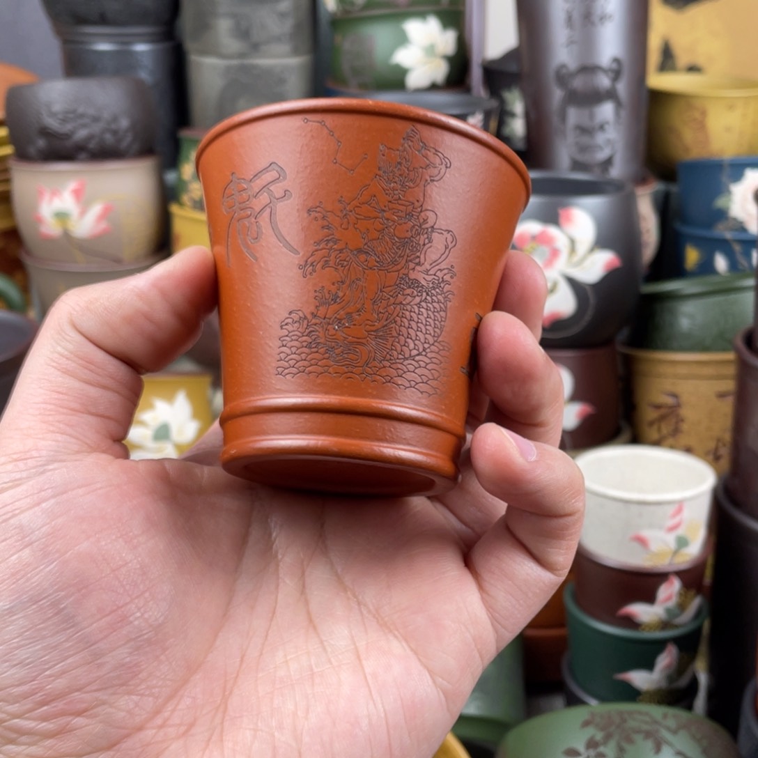 紫砂茶杯紫砂茶杯