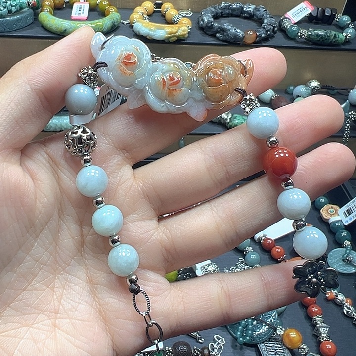 翡翠未镶嵌手链手链