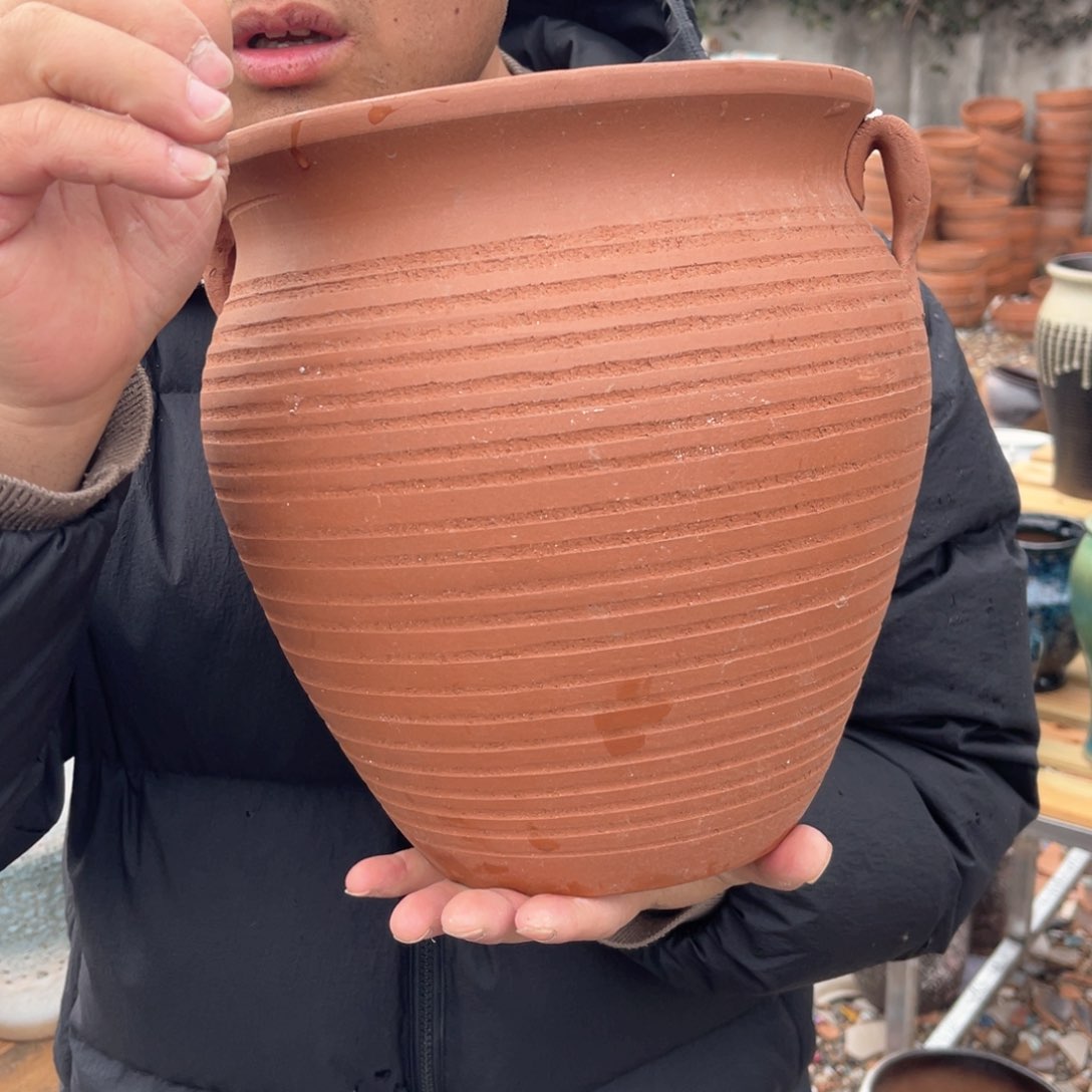 红陶养养花盆0214-1076