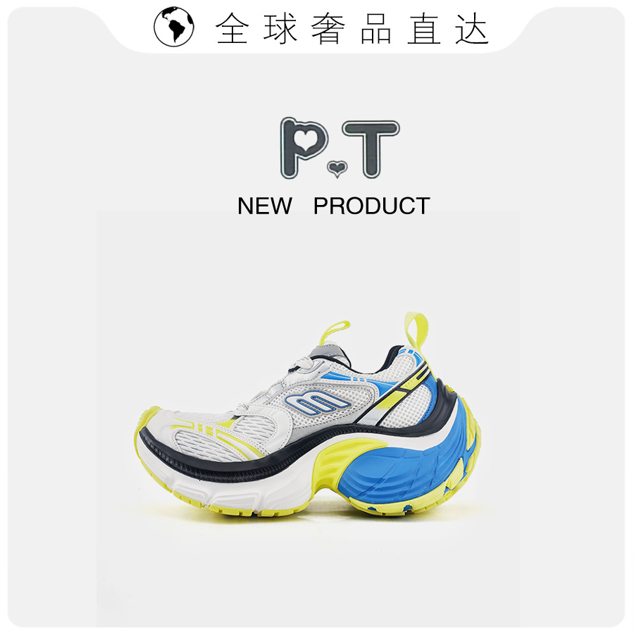 莆田鞋夏季欧洲站增高厚底拼色男女老爹休闲运动鞋10