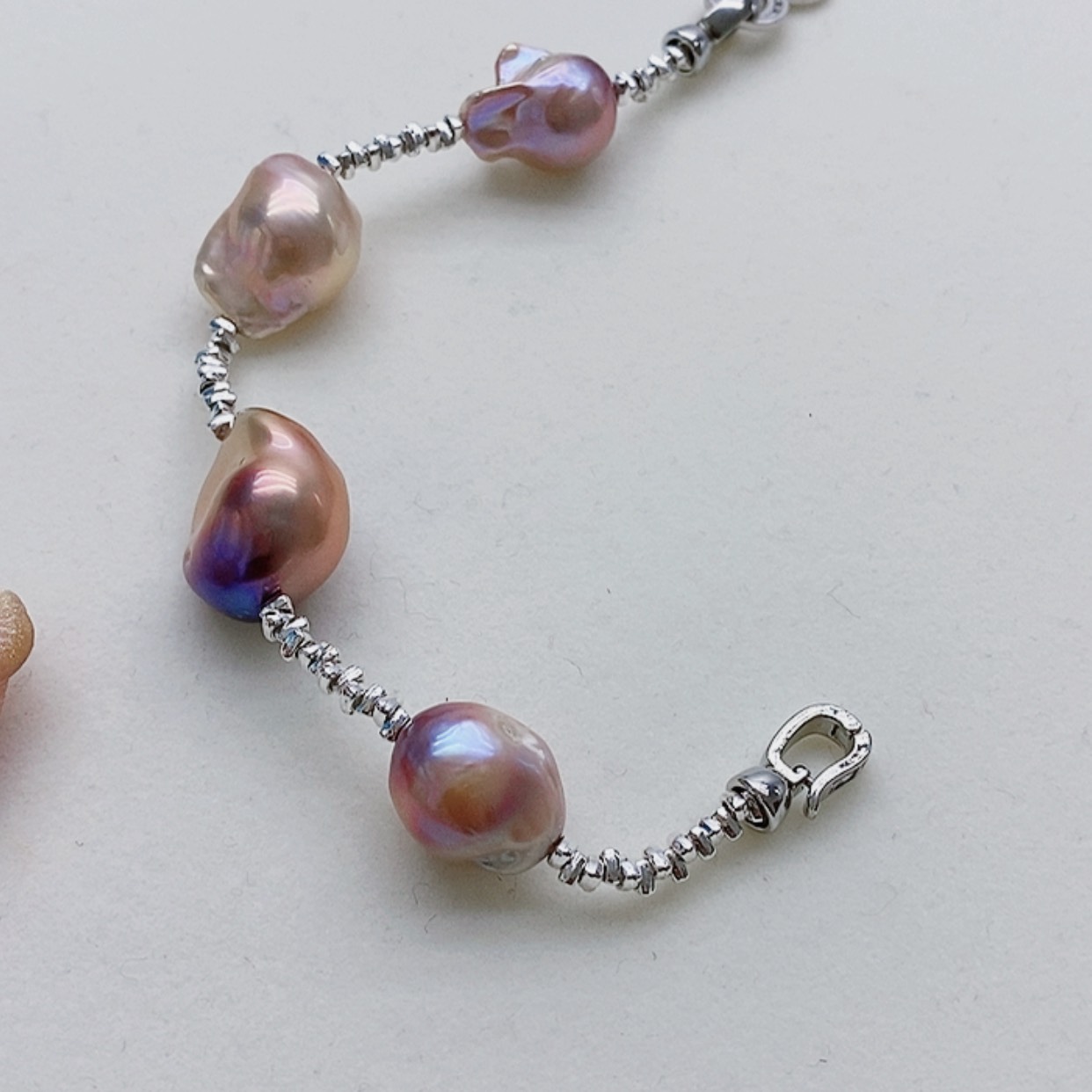 【闪购商品】淡水珍珠耳饰银S925镶嵌