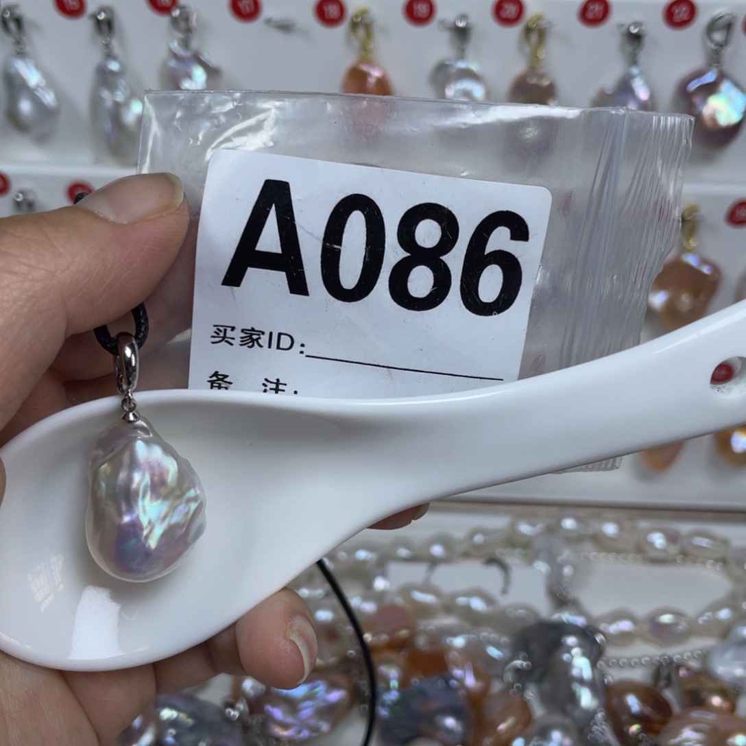 淡水珍珠巴洛克银S925镶嵌