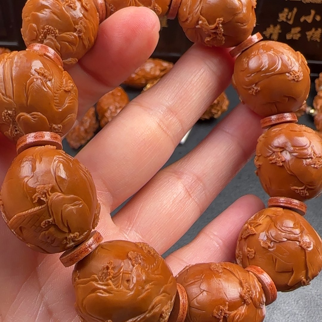 橄榄核手串/手链橄榄2.35铁核风景