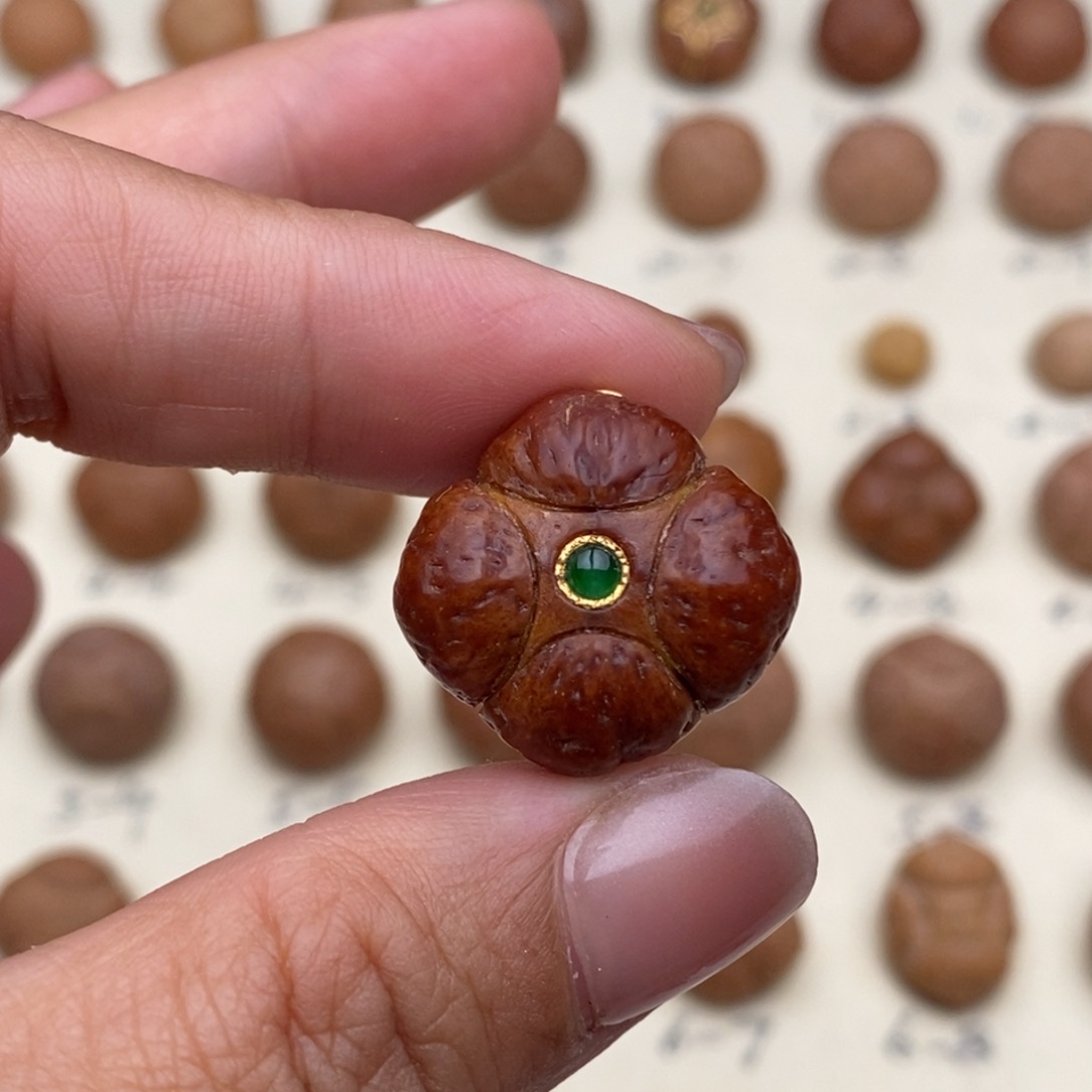 門***門吊坠凤眼菩提麒麟