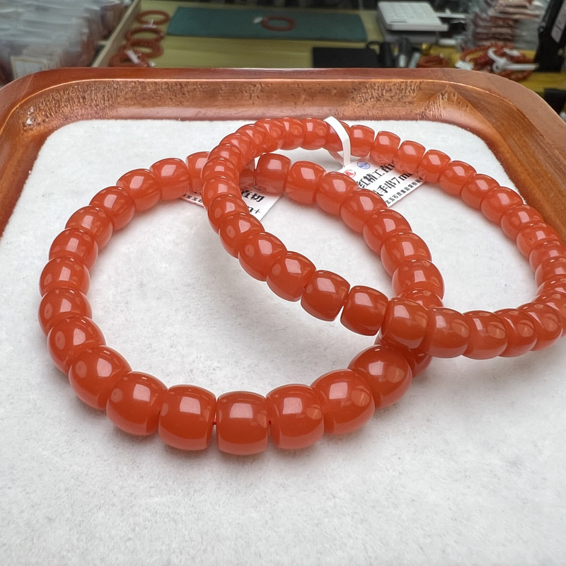 保山南红滴水洞（典藏）直切单圈6mm-6mm+     多样性发一