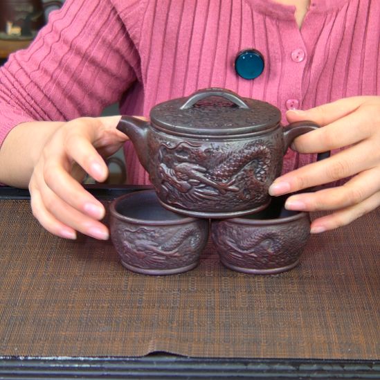 茶杯紫砂高货放漏