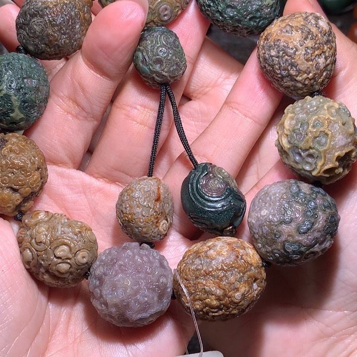 未镶嵌玛瑙/玉髓珠宝半成品