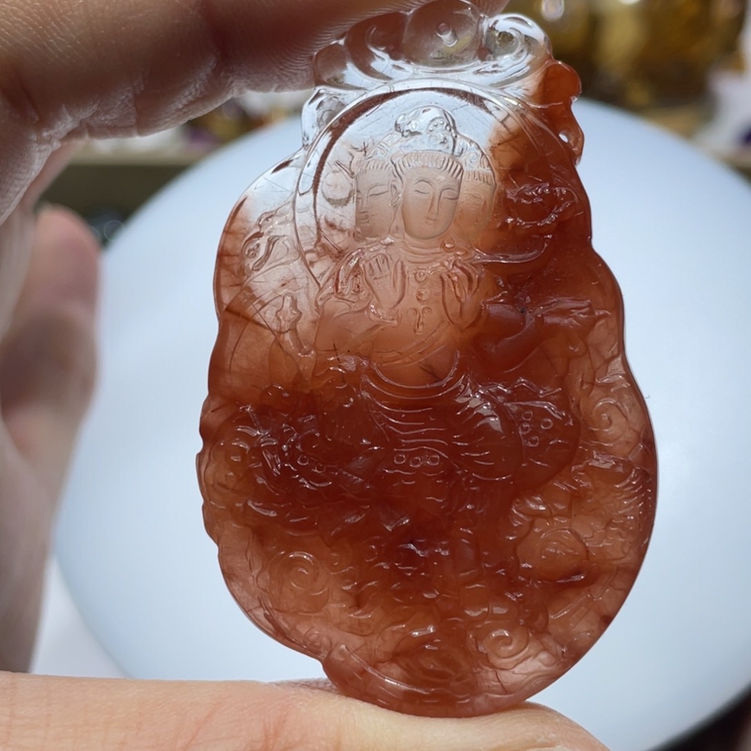 水晶颈饰未镶嵌定制