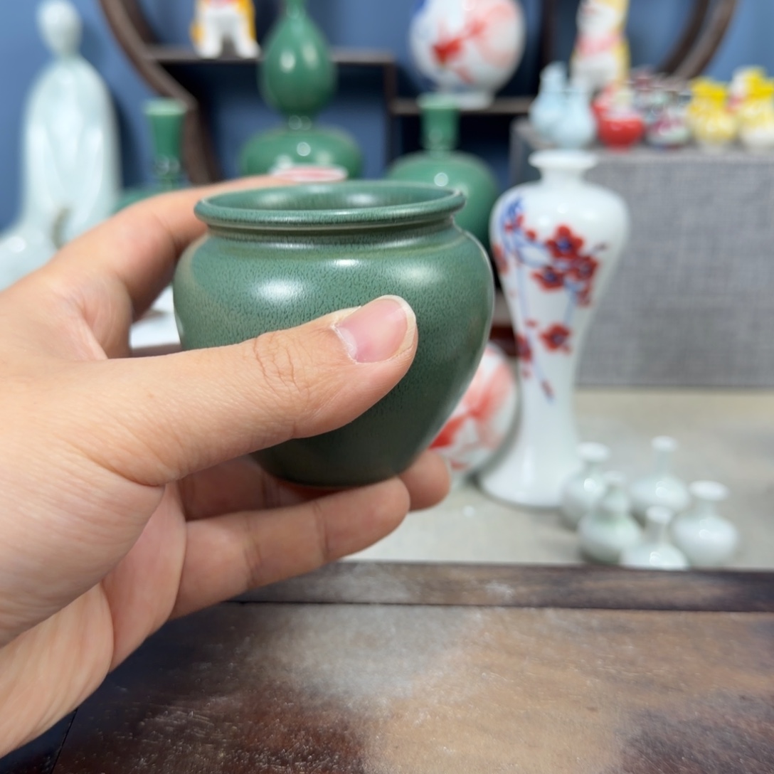 陶瓷手工小花器摆件