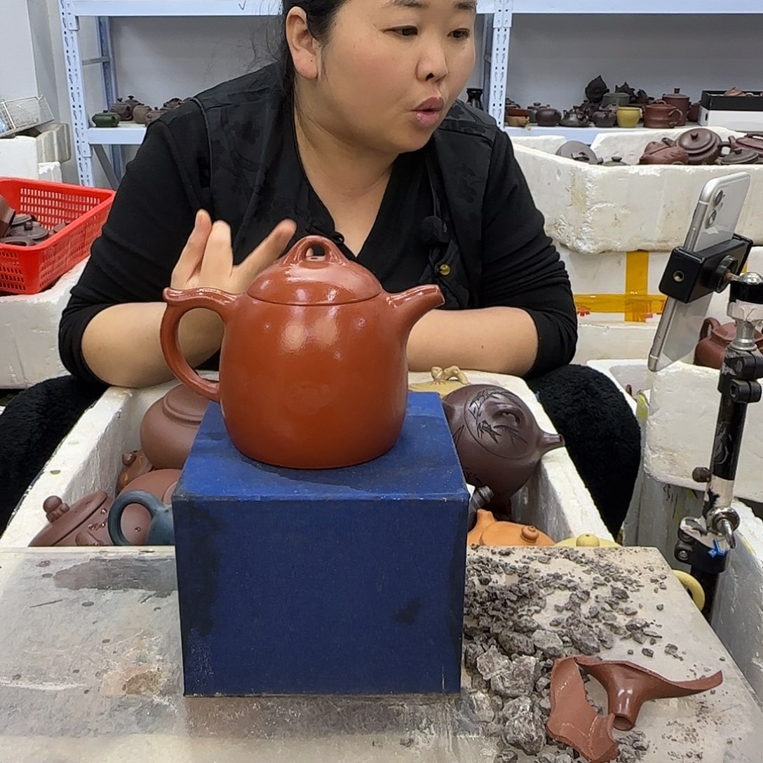 紫砂茶壶宜兴紫砂壶瑕疵处理