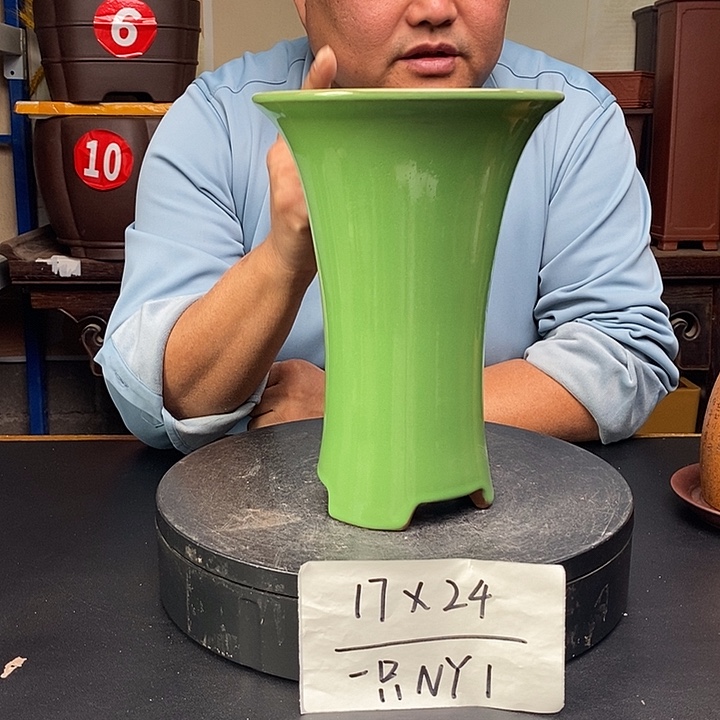 紫砂花盆货号一只NY1