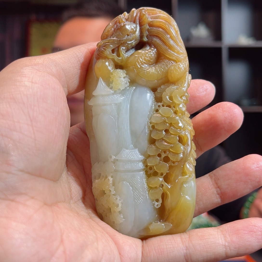 和田玉颈饰未镶嵌