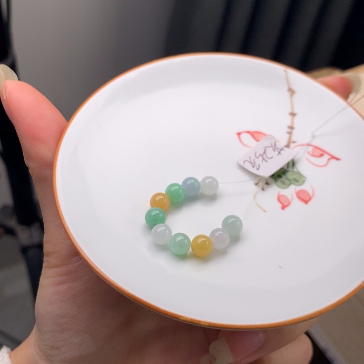 翡翠未镶嵌手链翡翠y511 卡5.6