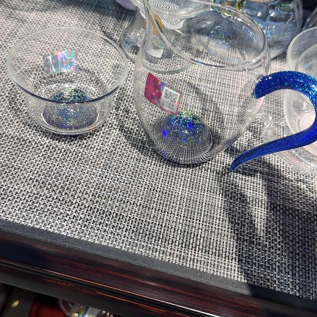 衡***~斑斓怡然宝蓝金+清杯3个