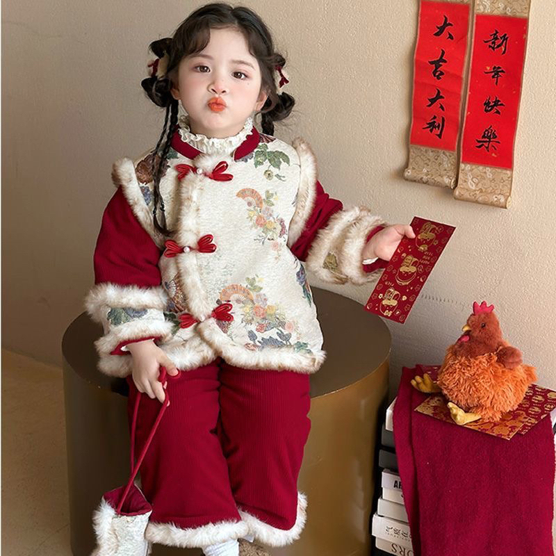 对开碎花外套《以直播间过款为准》儿童爬服连体