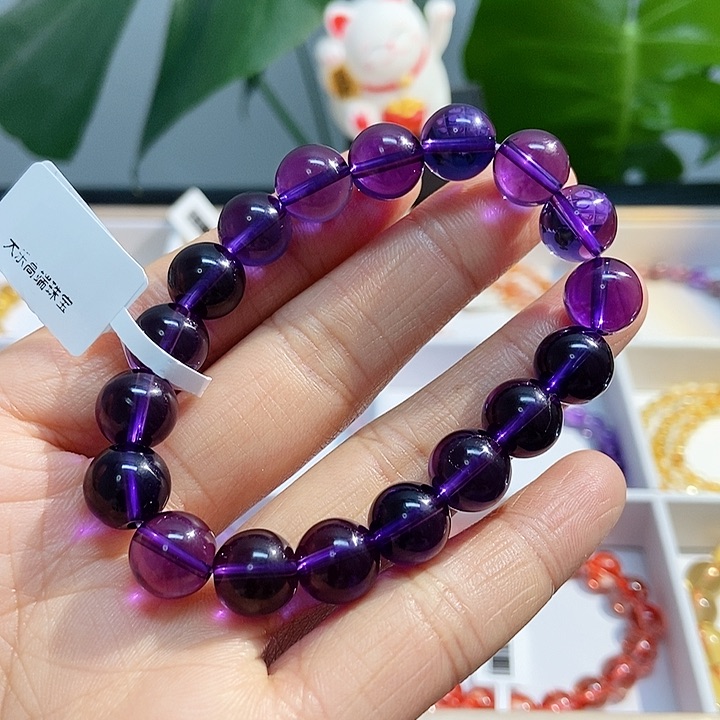 水晶手链未镶嵌紫水晶10