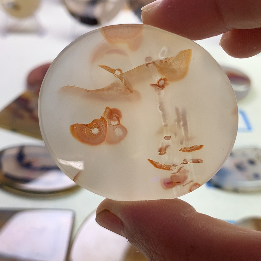 未镶嵌玛瑙/玉髓珠宝半成品