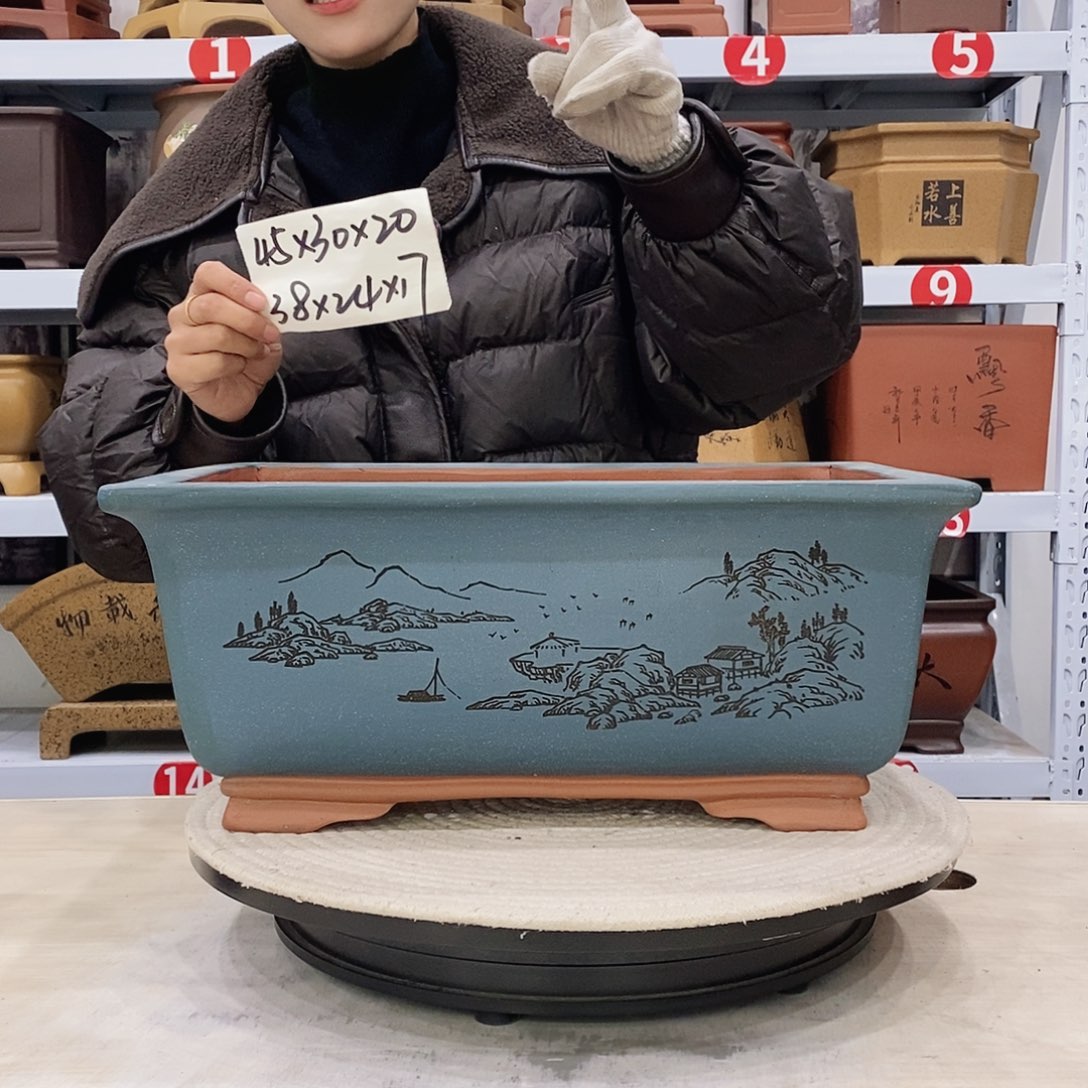 紫砂花盆紫砂花盆