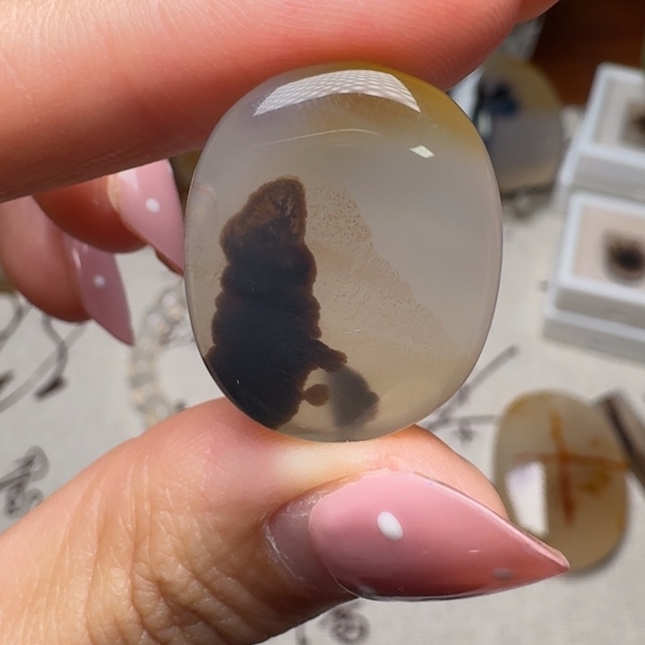 玛瑙/玉髓未镶嵌摆件