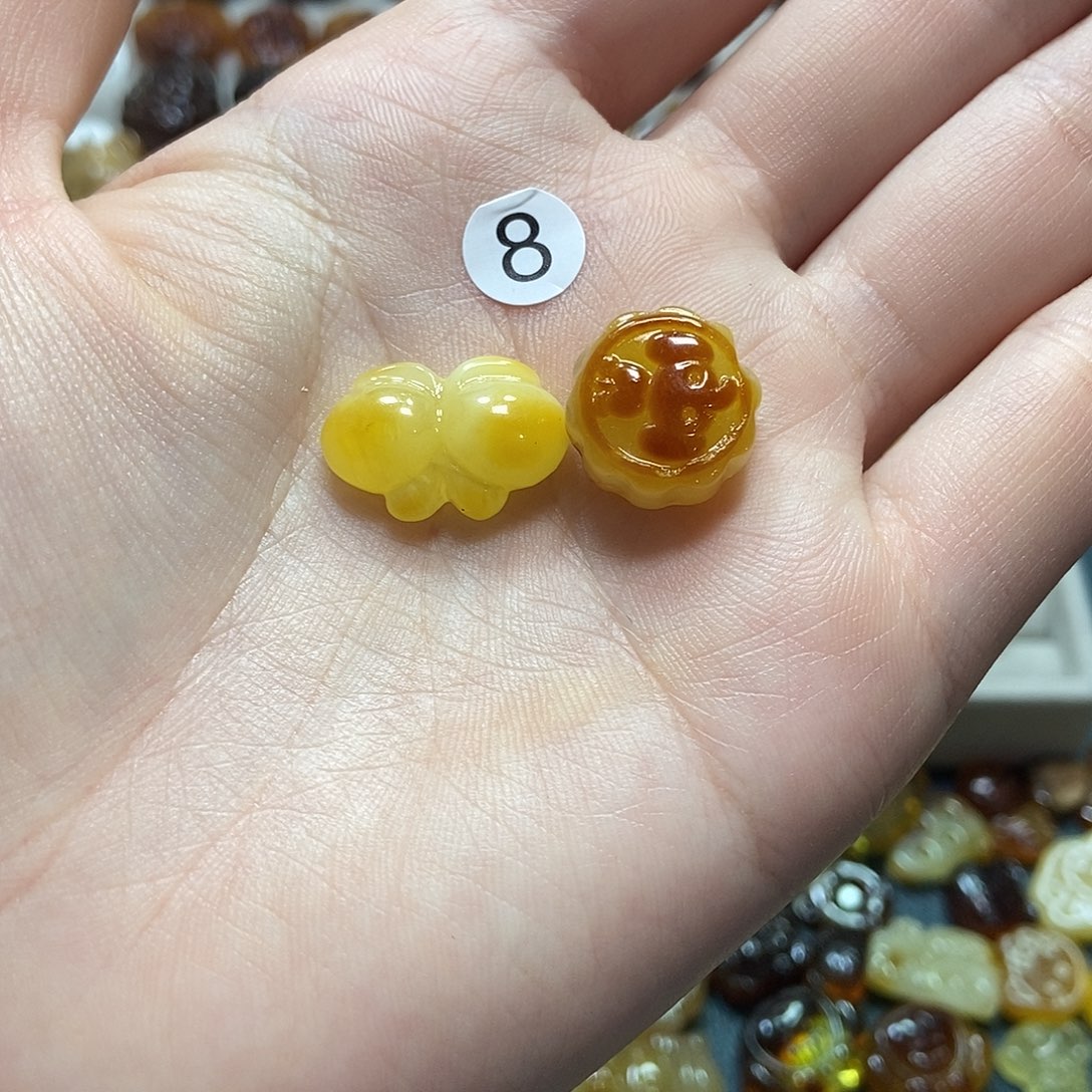 琥珀裸石未镶嵌小*，