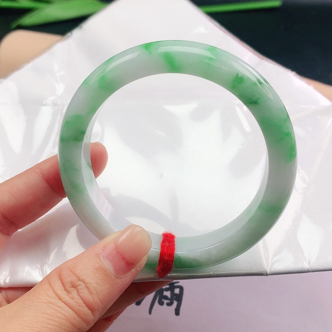 翡翠手镯未镶嵌58圈2451