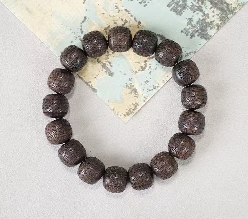 花梨雕刻单圈（无礼盒）614