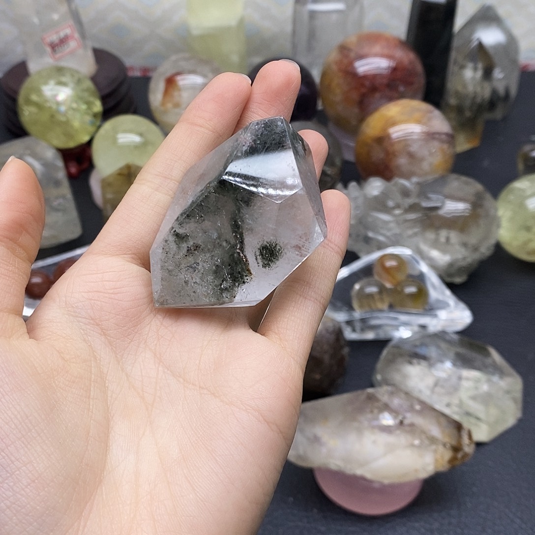 珠宝半成品水晶未镶嵌297水晶石