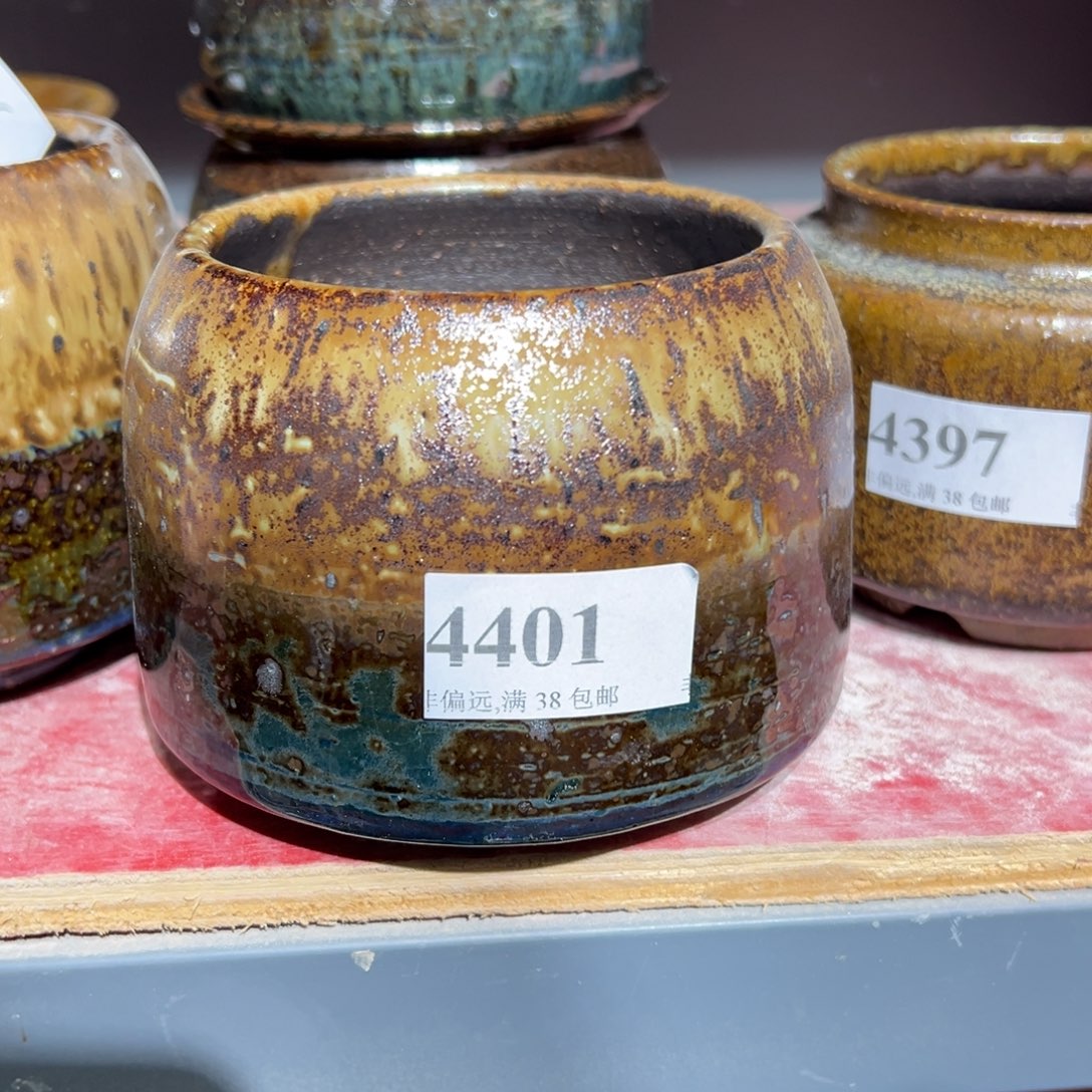 红陶口8高8 景德镇手工花盆