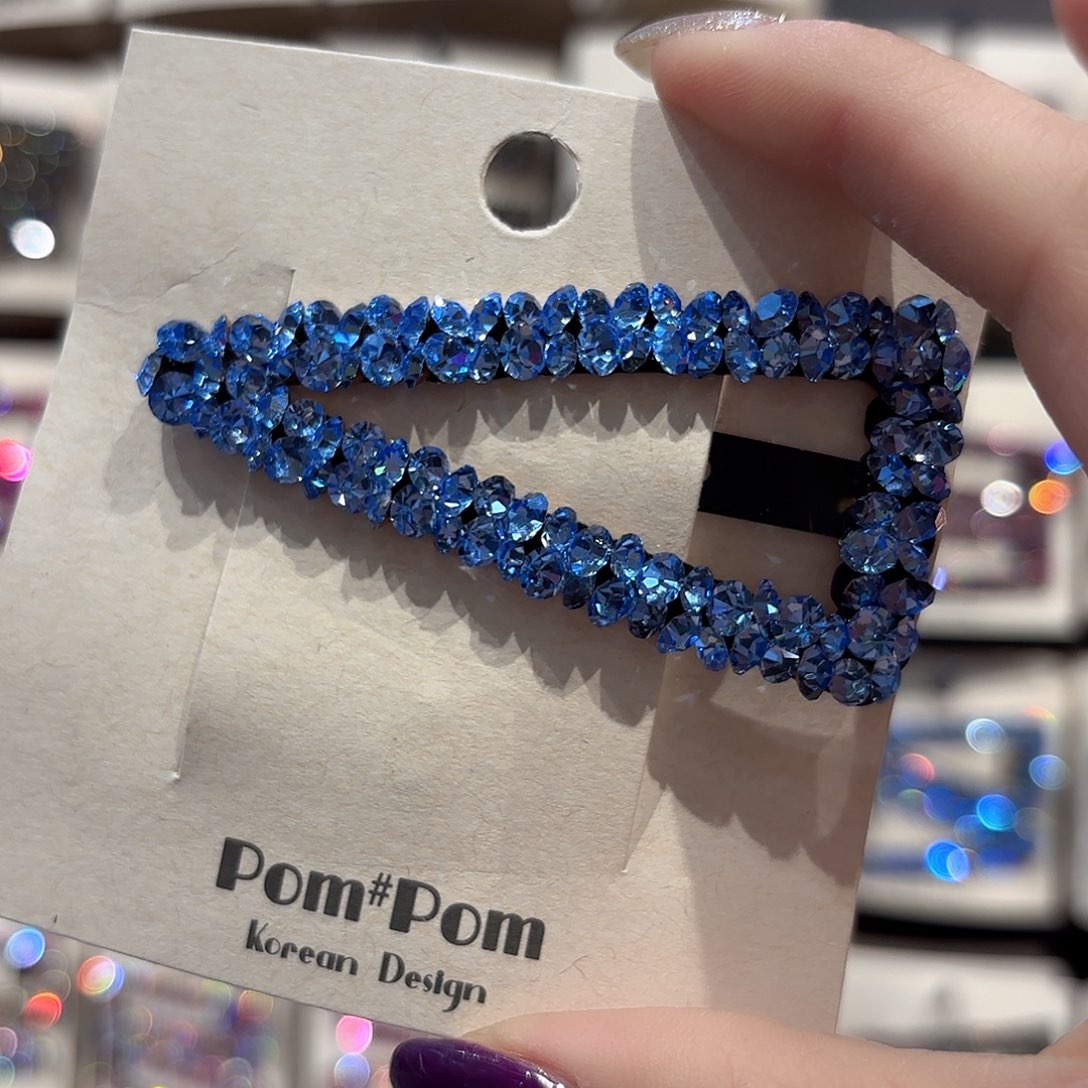 皮质铁合金蓝色大三角拜拜一个