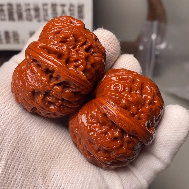 文玩核桃把件乔***爸元宝