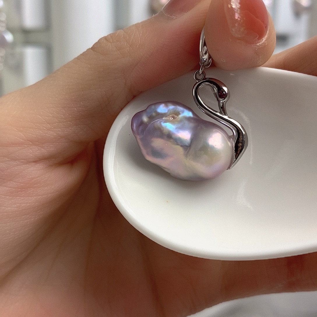 淡水珍珠颈饰合金