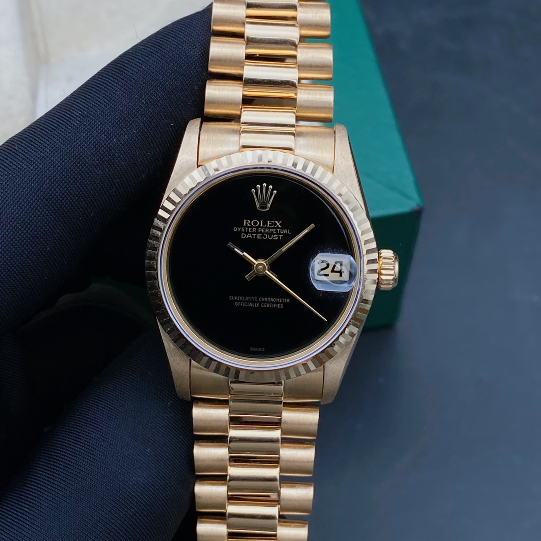99新 Rolex/劳力士 日志68278/机械女表/无字天书/表径31