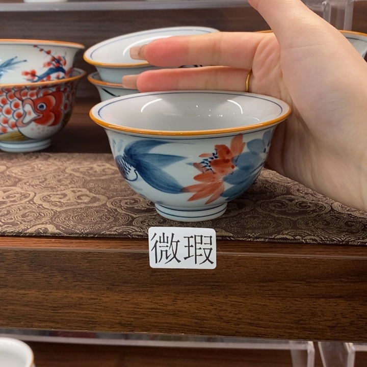 釉下老陶泥手工绘制