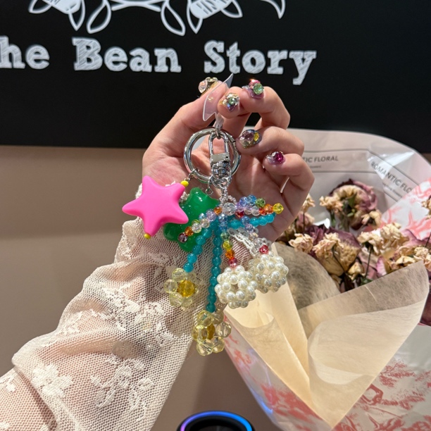 宁宁家手机链 七彩樱桃一套搭配no退no换