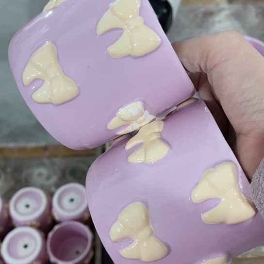 多肉绿植陶瓷花盆9.9包邮，有孔