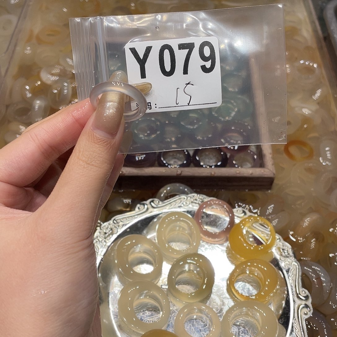 玛瑙/玉髓未镶嵌戒指079