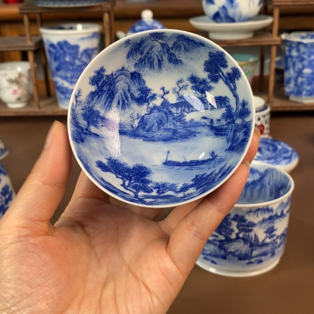 致*春景德镇陶瓷手工手绘