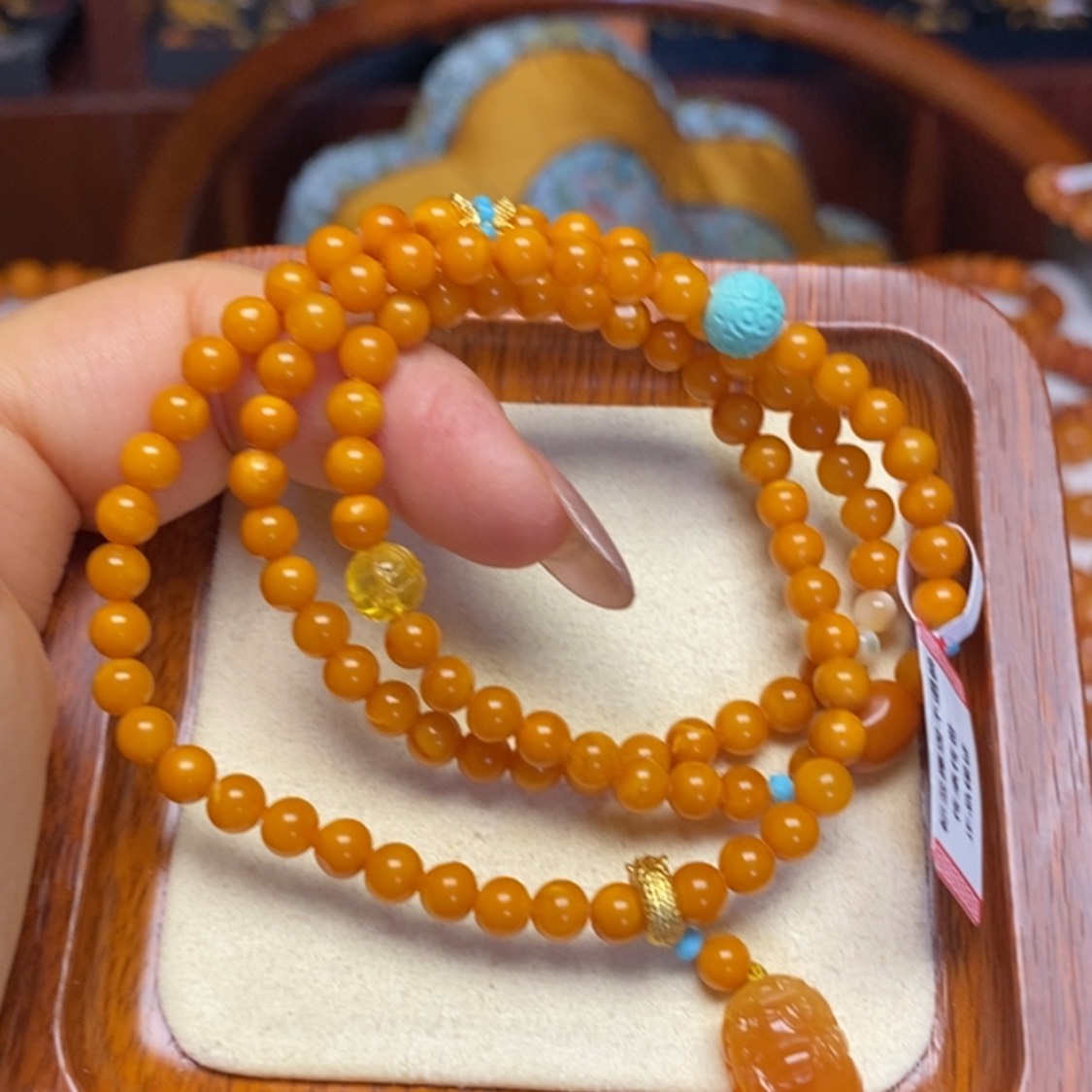 【闪购商品】蜜蜡手链未镶嵌手串