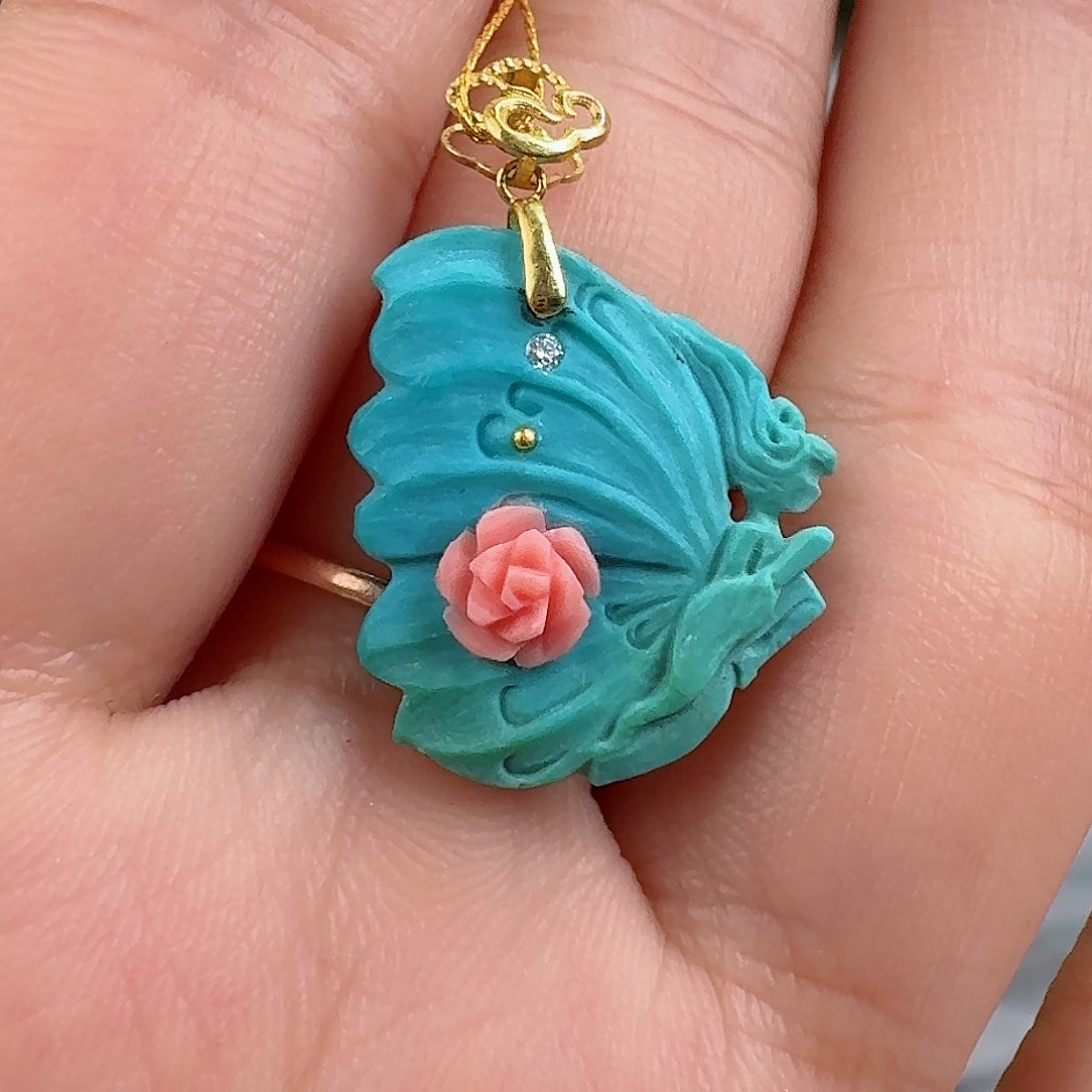 绿松石珠宝奇石未镶嵌