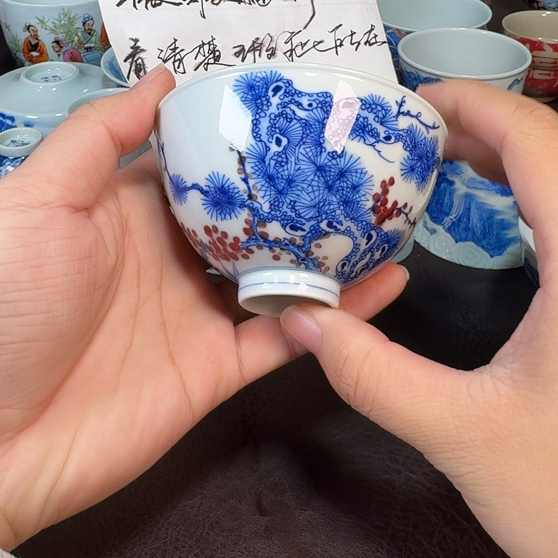 赵***妮现代景德镇陶瓷盖碗