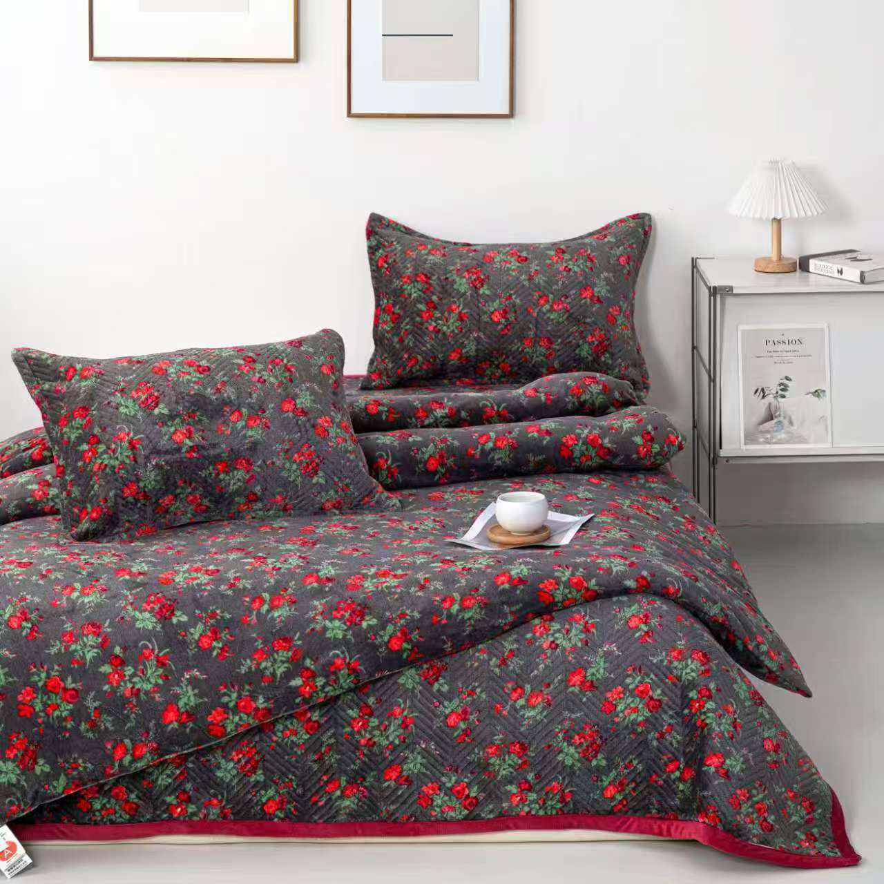 【亮一嗓专属】牛奶绒被套（碎花款）