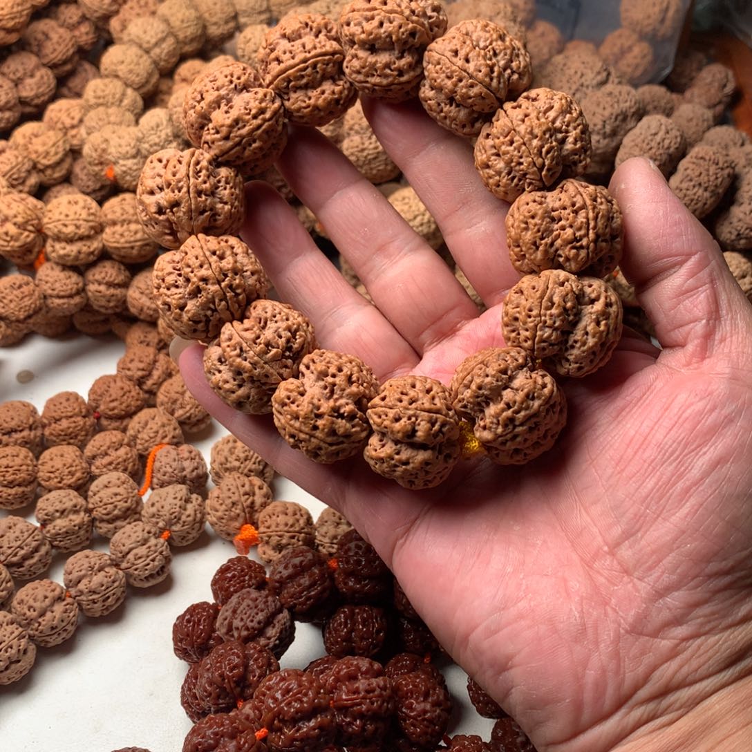 勇***哥金刚菩提手串30左右大梅花头货