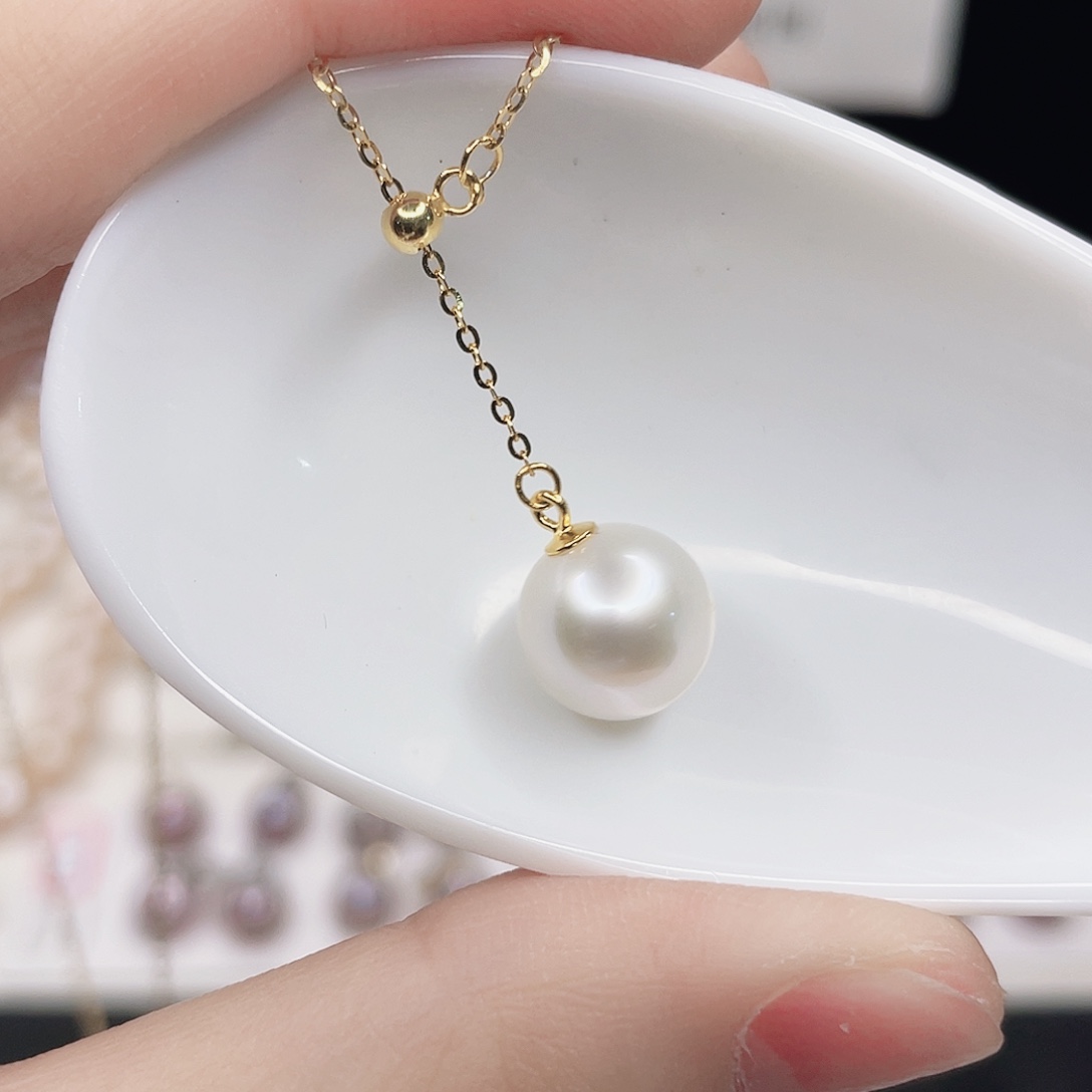 银S925镶嵌吊坠(赠链)淡水珍珠